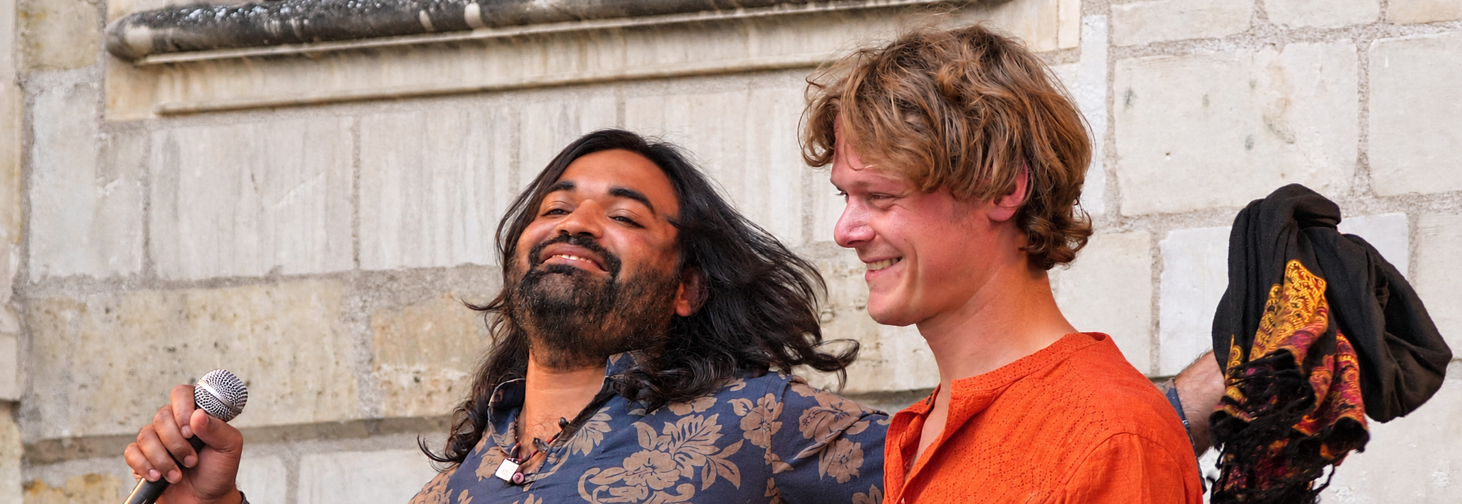 Teepu Khan et Jean Guyomarch réunis après un concert